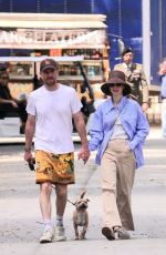 LILY COLLINS and Charlie Mcdowell Out in Villa Borghese Park in Rome 05/15/2025