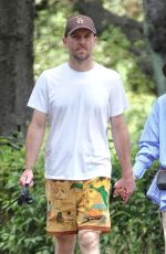 LILY COLLINS and Charlie Mcdowell Out in Villa Borghese Park in Rome 05/15/2025
