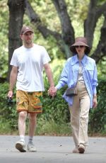 LILY COLLINS and Charlie Mcdowell Out in Villa Borghese Park in Rome 05/15/2025