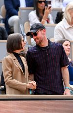 LILY COLLINS at French Open at Roland Garros in Paris 06/08/2025