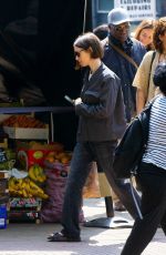 LILY COLLINS Out and About in London 05/02/2025