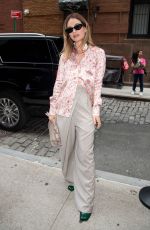 LILY JAMES Arrives at Spring Studios in New York City 06/08/2025