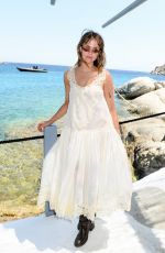 MAIA MITHCELL at Zimmerman Summer Lunch in Mykonos 06/17/2025