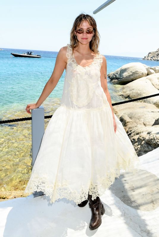 MAIA MITHCELL at Zimmerman Summer Lunch in Mykonos 06/17/2025