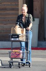 MALIN AKERMAN Shopping for Weekend Essentials at Lazy Acres in Los Feliz 05/31/2025