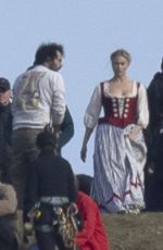 MARGOT ROBBIE on the Set of Wuthering Heights in Yorkshire 03/20/2025