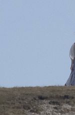 MARGOT ROBBIE on the Set of Wuthering Heights in Yorkshire 03/20/2025