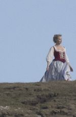 MARGOT ROBBIE on the Set of Wuthering Heights in Yorkshire 03/20/2025