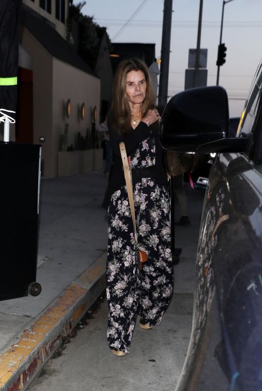 MARIA SHRIVER Out for Dinner at Muse Restaurant 06/06/2025