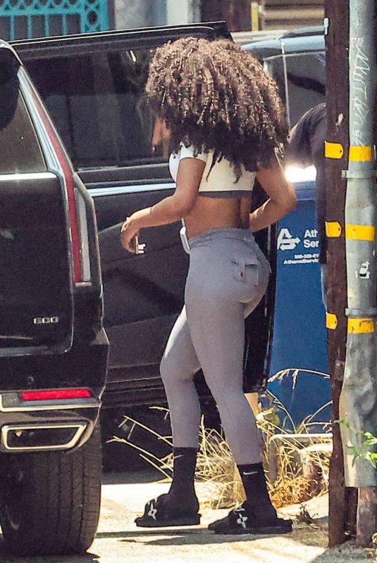 MEGAN THEE STALLION Leaves a Gym in Los Angeles 06/10/2025