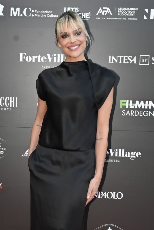 MICAELA RAMAZZOTTI at Filming Italy 2025 Red Carpet in Santa Margherita di Pula 06/19/2025