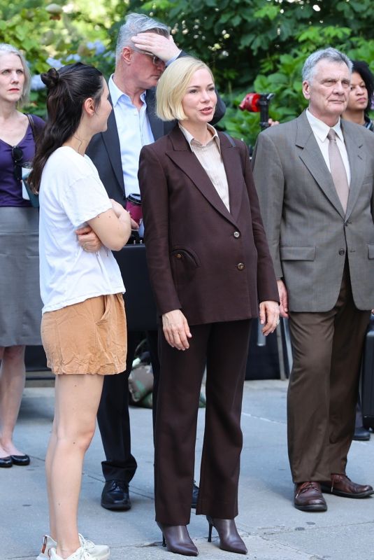 MICHELLE WILLIAMS on the Set of A Place in Hell in New York 06/25/2025