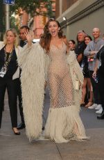 MILEY CYRUS Arrives at Something Beautiful Premiere at Tribeca Film Festival 06/06/2025