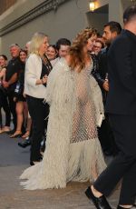 MILEY CYRUS Arrives at Something Beautiful Premiere at Tribeca Film Festival 06/06/2025