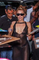 MILEY CYRUS Arrives Back to Her Hotel in New York City 06/04/2025