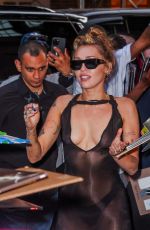 MILEY CYRUS Arrives Back to Her Hotel in New York City 06/04/2025