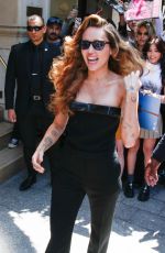 MILEY CYRUS Leaves Her Hotel in Paris 06/19/2025