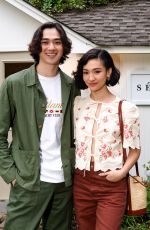MINNIE MILLS at Sezane Summer Pop-Up Celebration at Maidstone in East Hampton 06/26/2025