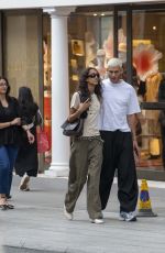 MONA TOUGAARD and Fai Khadra Out and About in London 06/11/2025