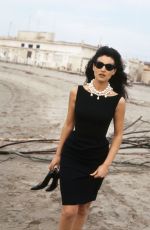 MONICA BELLUCCI at a Photshoot in Rome, 1991