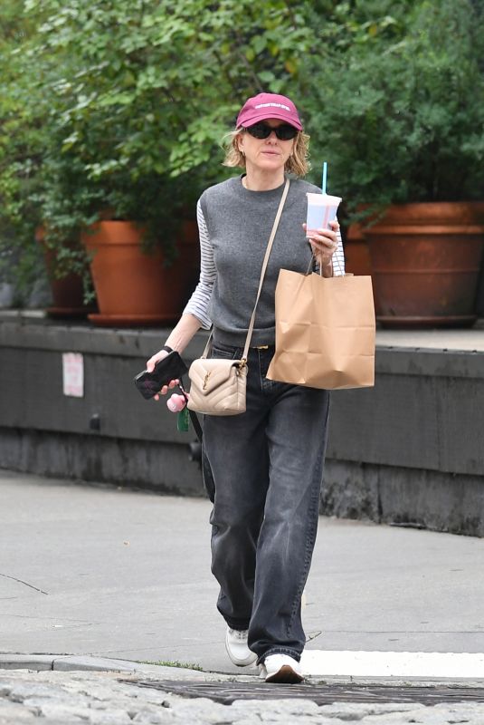 NAOMI WATTS Out and About in New York City 06/28/2025