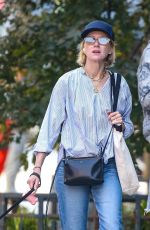 NAOMI WATTS Out with Her Dog in Tribeca in New York 06/05/2025