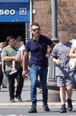 NATALIE POTMAN Out on Holiday in Rome, May 2025