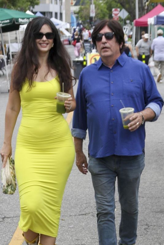 NATASHA and Martin BLASICK Out at Studio City Farmers Market 06/01/2025