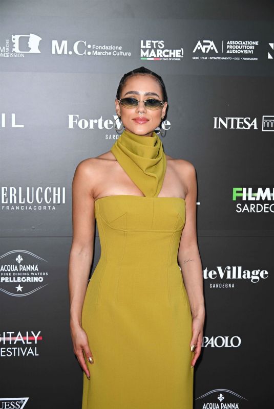 NATHALIE EMMANUEL at Filming Italy 2025 Red Carpet at Forte Village Resort in Santa Margherita di Pula 06/20/2025