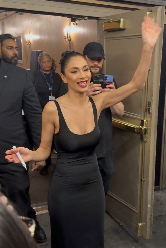 NICOLE SCHERZINGER Leaves St. James Theatre in New York 06/11/2025