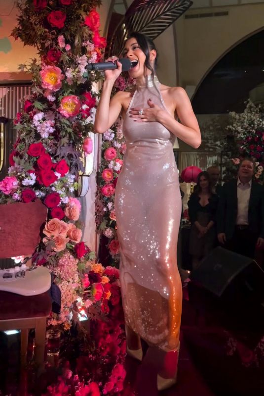 NICOLE SCHERZINGER Performs at a Birthday Party in New York 06/21/2025