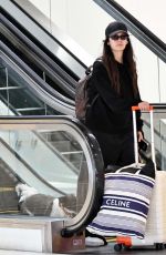 NINA DOBREV Arrives at LAX Airport in Los Angeles 06/10/2025