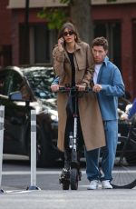 NINA DOBREV Takes a Scooter Ride with Shaun White in New York City 06/02/2025