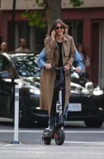 NINA DOBREV Takes a Scooter Ride with Shaun White in New York City 06/02/2025