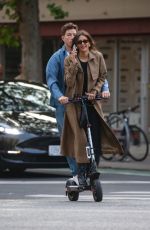 NINA DOBREV Takes a Scooter Ride with Shaun White in New York City 06/02/2025
