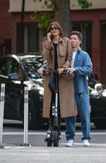 NINA DOBREV Takes a Scooter Ride with Shaun White in New York City 06/02/2025