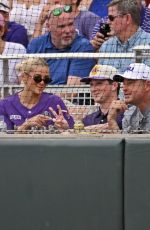 OLIVIA DUNNE at NCAA College World Series: LSU v Arkansas in Omaha 06/14/2025