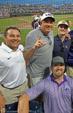OLIVIA DUNNE at NCAA College World Series: LSU v Arkansas in Omaha 06/14/2025