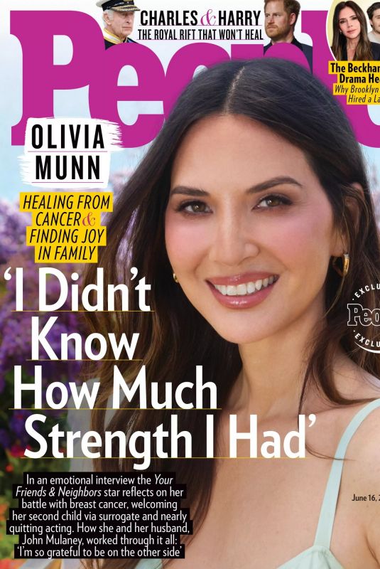 OLIVIA MUNN in People Magazine, June 2025