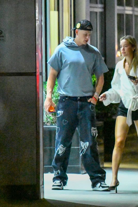 OLIVIA PONTON and Joe Burrow Night Out in New York City 06/20/2025