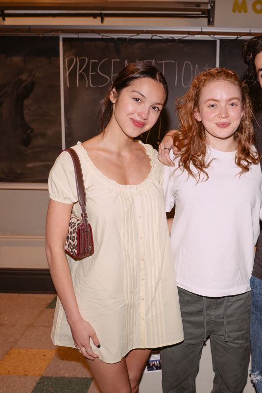 OLIVIA RODRIGO Visits SADIE SINK and Cast of John Proctor is the Villain in New York City 06/08/2025