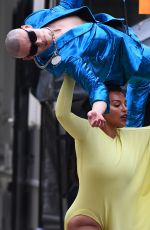 PALOMA ELSESSER at a Photoshoot in New York City 06/24/2025