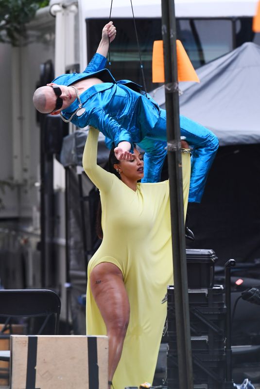 PALOMA ELSESSER at a Photoshoot in New York City 06/24/2025