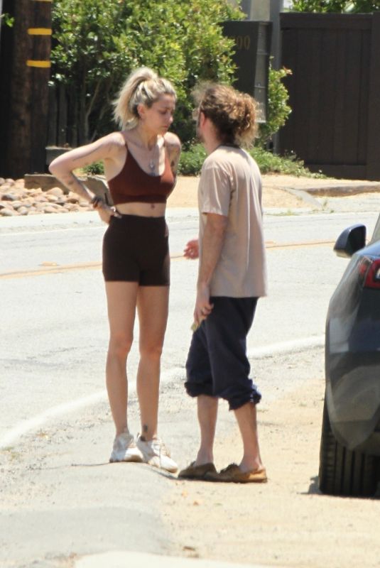 PARIS JACKSON and Justin Long Out in Malibu 06/17/2025