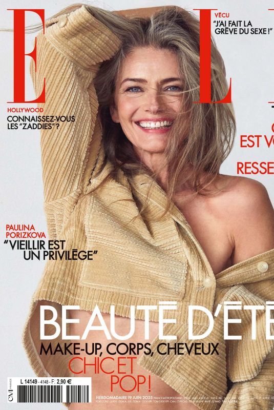 PAULINA PORIZKOVA in Elle France, June 2025