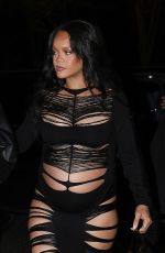 Pregnant RIHANNA and A$ap Rocky at L