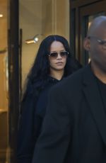 Pregnant RIHANNA and A$AP Rocky Leaves Their Hotel in Paris 06/28/2025