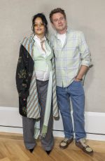 Pregnant RIHANNA and ASAP Rocky at Dior Homme Menswear Spring/Summer 2026 Show at Paris Fashion Week 06/27/2025