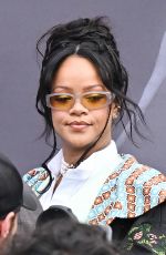Pregnant RIHANNA and ASAP Rocky at Dior Homme Menswear Spring/Summer 2026 Show at Paris Fashion Week 06/27/2025