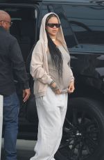 Pregnant RIHANNA Arrives at LAX Airport in Los Angeles 06/24/2025